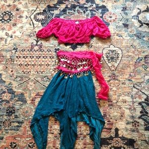 Colorful Sexy Gypsy Outfit